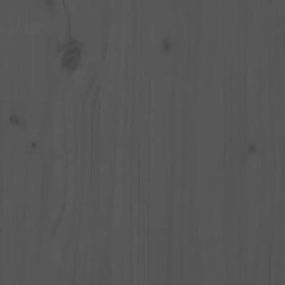 VidaXL Tête de lit Gris 141x4x100 cm Bois massif de pin 7 VidaXL Tête de lit Gris 141x4x100 cm Bois massif de pin – Image 5