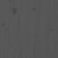 VidaXL Tête de lit Gris 156x4x100 cm Bois massif de pin -Têtes et pieds de lit Soldes image 5 814151
