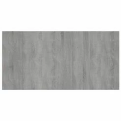 VidaXL Tête de lit Sonoma gris 160x1,5x80 cm Bois d'ingénierie -Têtes et pieds de lit Soldes image 5 816974