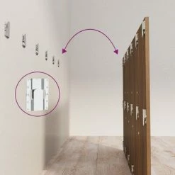 VidaXL Tête de lit Chêne marron 200x1,5x80 cm Bois d'ingénierie -Têtes et pieds de lit Soldes image 5 816978