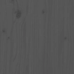 VidaXL Tête de lit Gris 205,5x4x100 cm Bois massif de pin -Têtes et pieds de lit Soldes image 5 817962