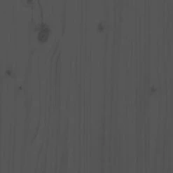 VidaXL Tête de lit Gris 185,5x4x100 cm Bois massif de pin -Têtes et pieds de lit Soldes image 5 818937