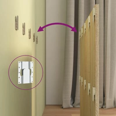 VidaXL Tête de lit Chêne sonoma 120x1,5x80 cm Bois d'ingénierie 8 VidaXL Tête de lit Chêne sonoma 120x1,5x80 cm Bois d'ingénierie – Image 6