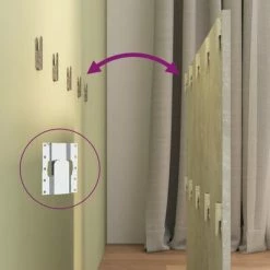 VidaXL Tête de lit Gris béton 120x1,5x80 cm Bois d'ingénierie -Têtes et pieds de lit Soldes image 6 811029