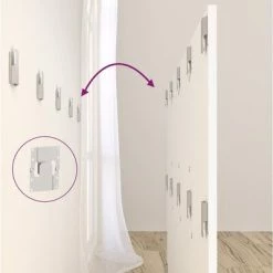 VidaXL Tête de lit Blanc 160x1,5x80 cm Bois d'ingénierie 13 VidaXL Tête de lit Blanc 160x1,5x80 cm Bois d'ingénierie -Têtes et pieds de lit Soldes image 6 811034