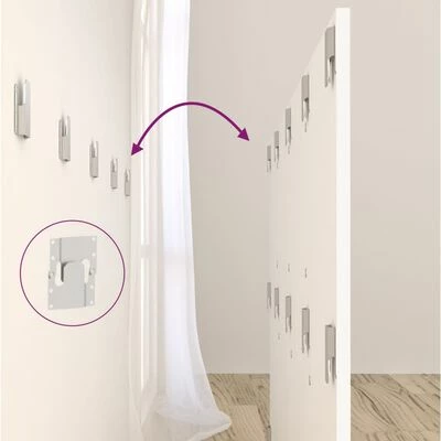 VidaXL Tête de lit Blanc 160x1,5x80 cm Bois d'ingénierie 8 VidaXL Tête de lit Blanc 160x1,5x80 cm Bois d'ingénierie – Image 6