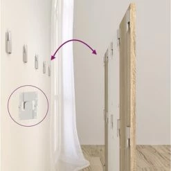 VidaXL Tête de lit Blanc chêne sonoma 160x1,5x80 cm Bois d'ingénierie 13 VidaXL Tête de lit Blanc chêne sonoma 160x1,5x80 cm Bois d'ingénierie -Têtes et pieds de lit Soldes image 6 811039