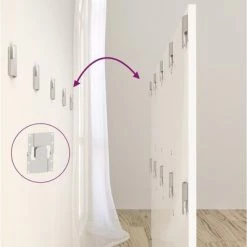 VidaXL Tête de lit Blanc brillant 160x1,5x80 cm Bois d'ingénierie 13 VidaXL Tête de lit Blanc brillant 160x1,5x80 cm Bois d'ingénierie -Têtes et pieds de lit Soldes image 6 811040