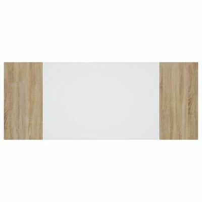 VidaXL Tête de lit Blanc chêne sonoma 200x1,5x80 cm Bois d'ingénierie 8 VidaXL Tête de lit Blanc chêne sonoma 200x1,5x80 cm Bois d'ingénierie – Image 6
