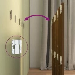 VidaXL Tête de lit Chêne marron 120x1,5x80 cm Bois d'ingénierie -Têtes et pieds de lit Soldes image 6 816972